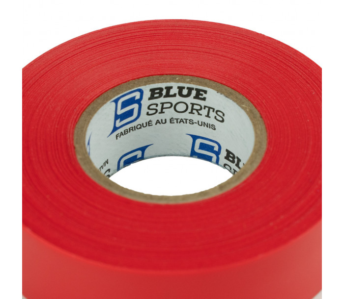 Лента хоккейная "Blue Sport Color Pad Tape", ширина 24мм, длина 25м, красная-фото 2 hover image